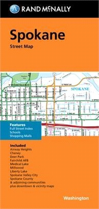 Rand McNally Folded Map: Spokane Street Map