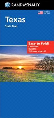 Rand McNally Easy to Fold: Texas State Laminated Map