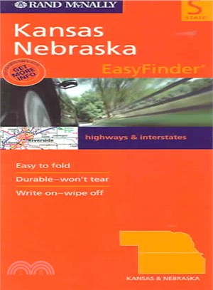 Rand McNally Easy Finder, Kansas / Nebraska ― Highways & Interstates