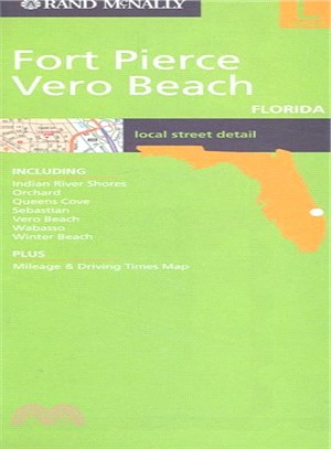 Rand Mcnally Fort Pierce, Vero Beach, Florida ― Local Steet Detail