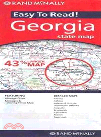 Rand McNally Easy to Read Georgia