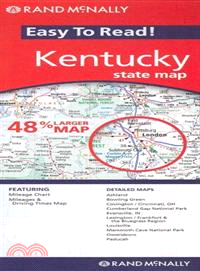 Rand McNally Easy to Read Kentucky ─ State Map