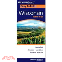 Rand McNally Wisconsin Easyfinder Map ─ Laminated