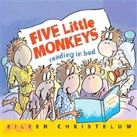 Five little monkeys reading ...