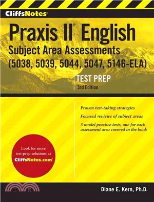 CliffsNotes Praxis English Subject Assessments (5038, 5039, 5044, 5047, 5146-ELA)