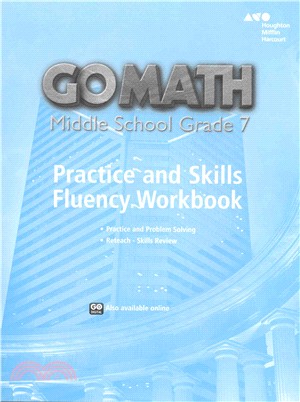 Go Math!, Middle School Grade 7 ─ Practice and Skills Fluency Workbook