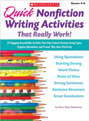 Quick Nonfiction Writing Activities That Really Work!