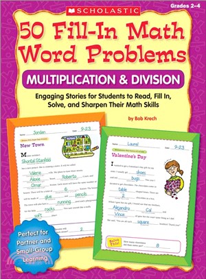 50 Fill-In Math Word Problems ─ Multiplication & Division: Grades 2-4