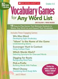 Vocabulary Games for Any Word List