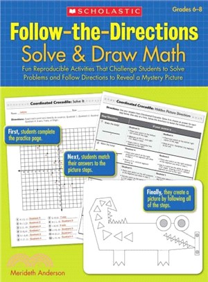 Follow-the-Directions ─ Solve & Draw Math Grades 6-8