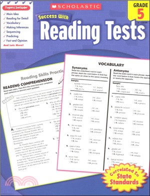 Scholastic Success With Reading Tests, Grade 5