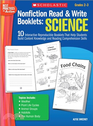 Nonfiction Read & Write Booklets: Science ─ Grades 2-3