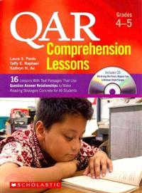 Qar Comprehension Lessons Grades 4-5 ─ 16 Lessons With Text Passages That Use Question Answer Relationships to Make Reading Trategies Concrete for All Students