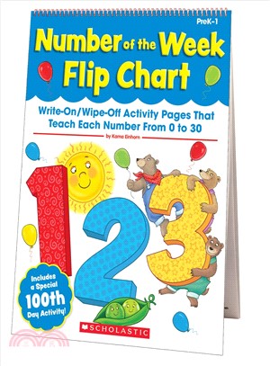 Number of the Week Flip Chart ― Write-On/Wipe-Off Activity Pages That Teach Each Number from 0 to 30