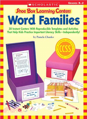 Word Families―Grades K-2: 30 Instant Centers With Reproducible Templates and Activities That Help Kids Practice Important Literacy Skills-Independently!