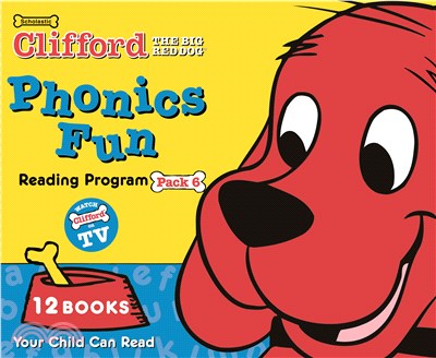 Clifford Phonics Fun: Reading Program Pack 6 (12 Books+CD)