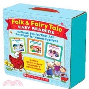 Folk & Fairy Tale Easy Readers Parent Pack: 15 Classic Stories That Are "Just Right" for Young Readers (15PB+1CD)