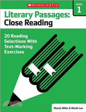 Literary Passages for Text Marking & Close Reading, Grade 1