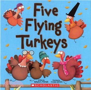 Five flying turkeys