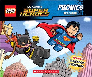 Lego DC Super Heroes Phonics Set Pack 2 (10 books and 2 workbooks)