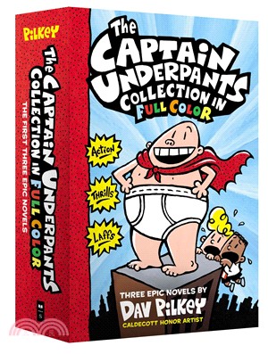Captain Underpants Collection in Full Color Books 1-3 (精裝3本全彩版)