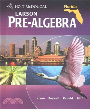 Pre-Algebra Grades 7-8 ― Holt McDougal Pre-Algebra Florida