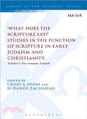 What Does the Scripture Say? ― Studies in the Function of Scripture in Early Judaism and Christianity: the Synoptic Gospels