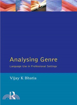 Analysing genre :language use in professional settings /