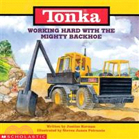 Tonka Working Hard With the Mighty Backhoe
