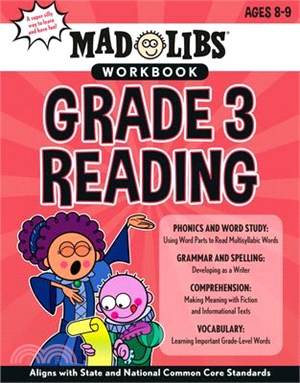 Mad Libs Workbook, Grade 3 Reading