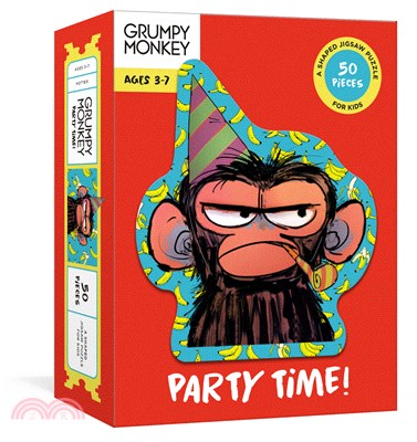 Grumpy Monkey Party Time! Puzzle：A 50-Piece Shaped Jigsaw Puzzle: A Puzzle For Kids