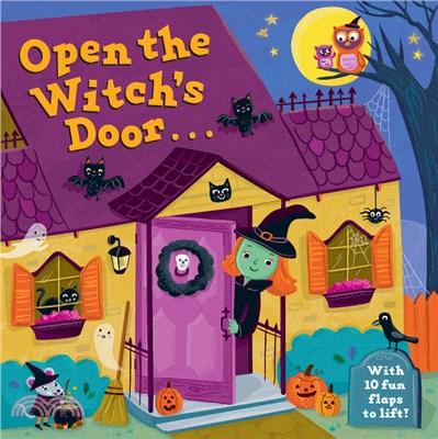 Open the Witch's Door：A Halloween Lift-the-Flap Book (硬頁書)