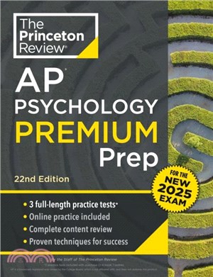 Princeton Review AP Psychology Premium Prep：For the NEW 2025 Exam: 3 Practice Tests + Digital Practice + Content Review