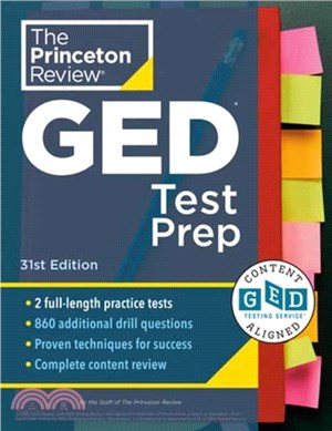 Princeton Review GED Test Prep：2 Practice Tests + Review & Techniques + Online Features