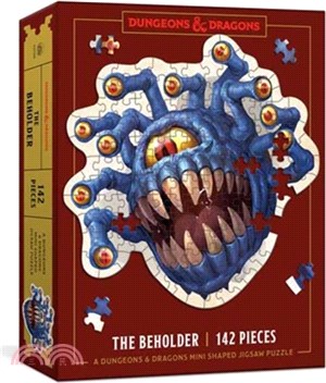 Dungeons & Dragons Mini Shaped Jigsaw Puzzle: The Beholder Edition：142-Piece Collectible Puzzle for All Ages