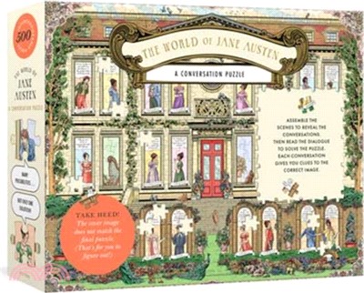 The World of Jane Austen: A Conversation Puzzle：500-Piece Puzzle: Jigsaw Puzzle for Adults