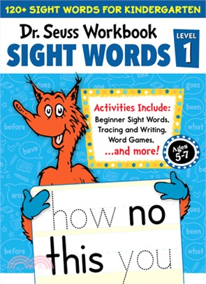 Dr. Seuss Sight Words Level 1 Workbook: A Sight Words Workbook for Kindergarten (120+ Words, Games & Puzzles, Activity Fun, and More) (Dr. Seuss Workbooks)