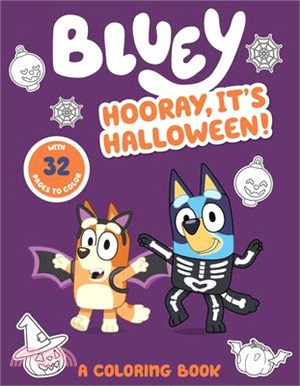 Bluey: Hooray, It's Halloween!: A Coloring Book