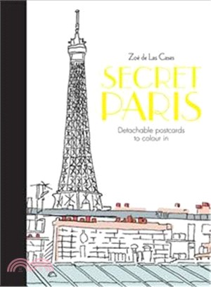 Secret Paris postcards (Colouring for Mindfulness)