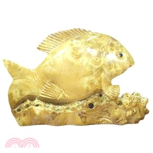 緬甸黃金樟魚雕件#1285