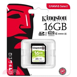 【Kingston】Canvas Select記憶卡-16GB