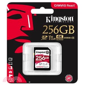 【Kingston】Canvas React記憶卡-256GB