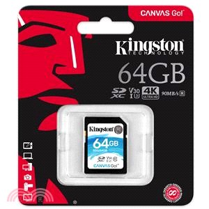 【Kingston】Canvas Go記憶卡-64GB
