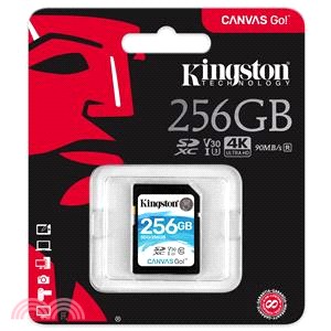 【Kingston】Canvas Go記憶卡-256GB