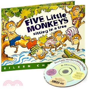 Five Little Monkeys Sitting in a Tree (1平裝+1CD) 廖彩杏老師推薦有聲書第14週
