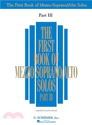 First Book of Mezzo-soprano Solos - Part III