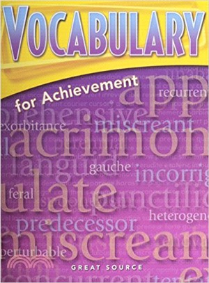 Great Source Vocabulary for Achievement―Student Edition Grade 10