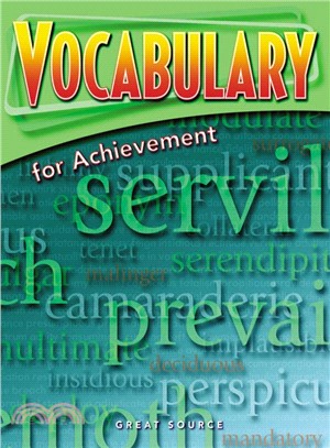 Great Source Vocabulary for Achievement—Student Edition Grade 11