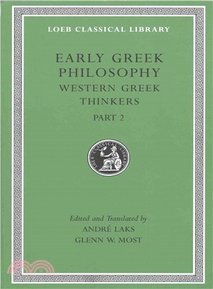 Early Greek Philosophy ─ Western Greek Thinkers