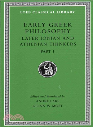 Early Greek Philosophy ─ Later Ionian and Athenian Thinkers